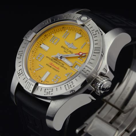 breitling avenger 2 seawolf gelb|Breitling Avenger seawolf titanium.